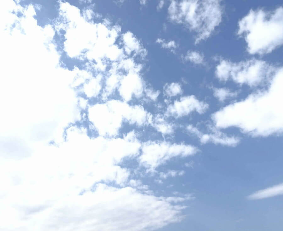 青い空